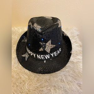 Happy New Year hat with lights!